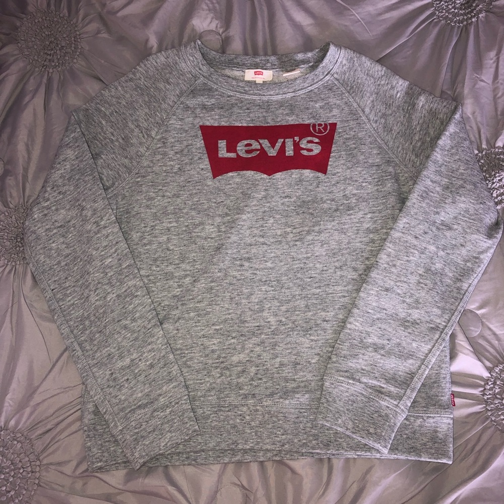 NWOT Grey Levi’s Crewneck